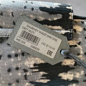 ALLSAINTS DAUBNENEY WALLET (GREY MULTI)